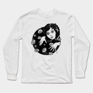 Mesmerism (black print) Long Sleeve T-Shirt